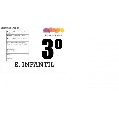 LIBROS TERCERO DE INFANTIL